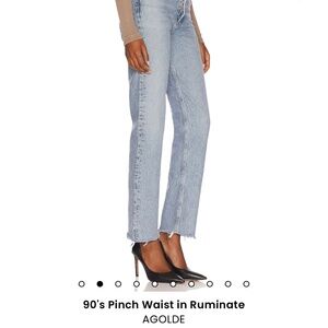 AGolde 90’s Pinch Waist Jeans Size 29 NWT
